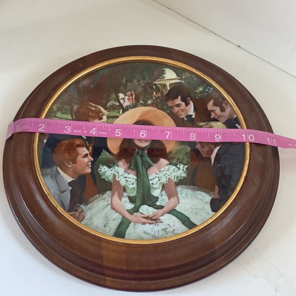 Scarlet And Her Suitors - Howard Rogers Collectible Plate Gone With The … - Picture 12 of 13